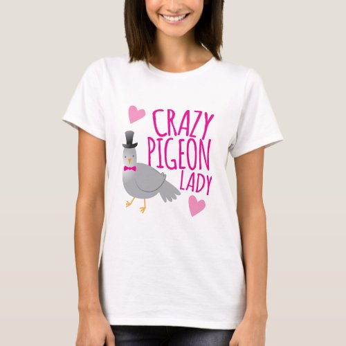 crazy pigeon lady T_Shirt