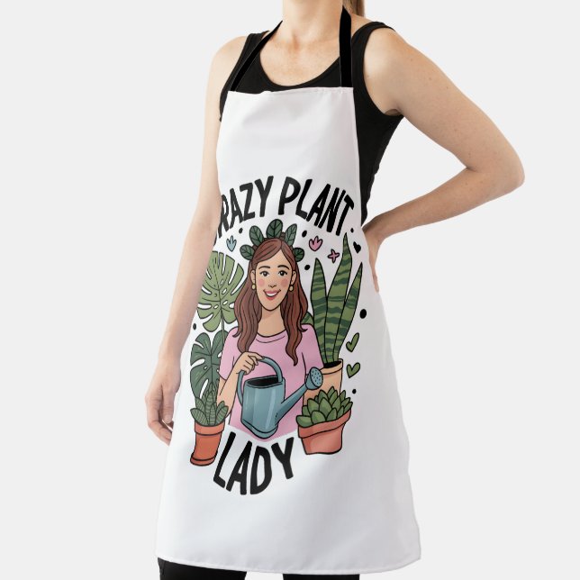 Crazy Plant Lady Apron (Insitu)