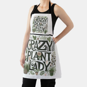 Crazy Plant Lady Apron