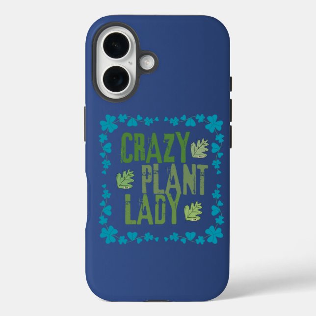 Crazy Plant Lady Case-Mate iPhone Case (Back)