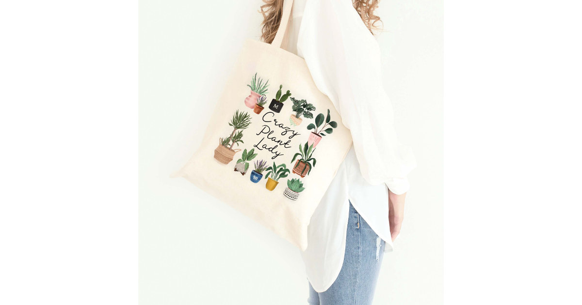 Watercolor - Whimsical Flower Design Tote Bag