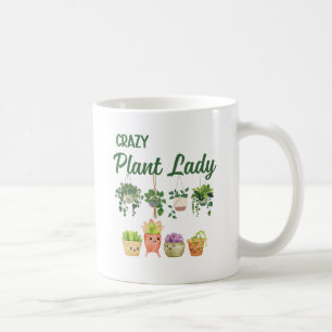 Crazy plant lady coffee mug