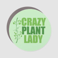 Crazy Plant Lady Cute Green Botanist