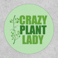 Crazy Plant Lady Cute Green Botanist