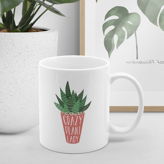 Crazy Plant Lady | Funny Plant Lovers Coffee Mug (Creator Uploaded)