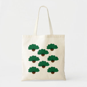 Crazy Plant Lady Green Potted Plants Tote Bag