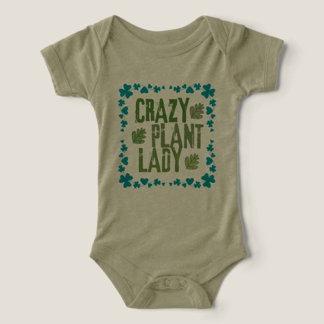 Crazy Plant Lady Infant T-shirt (Design Front)