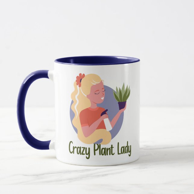 Crazy Plant Lady Mug (Left)