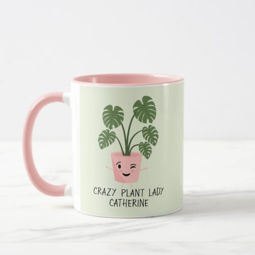 Crazy Plant Lady Plant Lover Personalized Mug