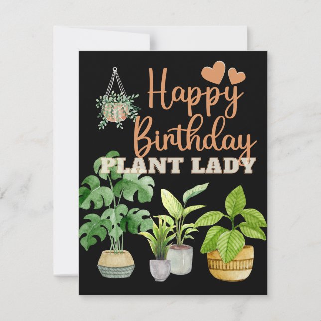 Crazy plant lady , plant mom birthday (Front)