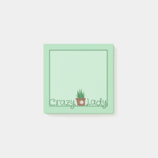 Crazy Plant Lady Post-it Notes