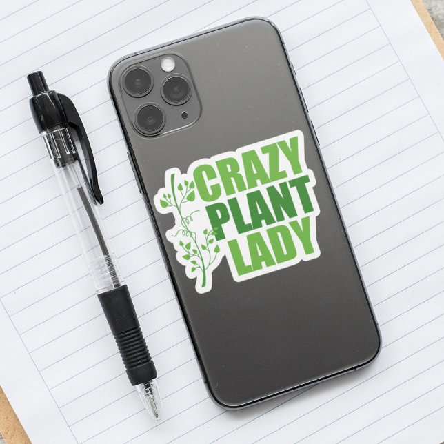 Crazy Plant Lady Sticker (Creator Uploaded)
