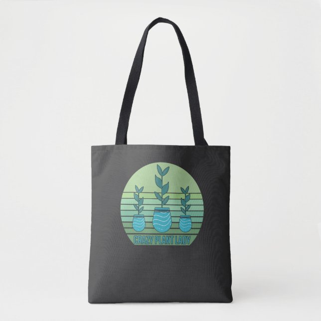 Crazy Plant Lady Tote Bag (Front)
