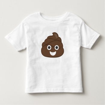 Crazy Poop Emoji Toddler T-shirt by MishMoshEmoji at Zazzle