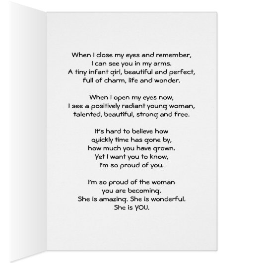 Crazy Proud of the Woman you are Becoming (Inside (Right))