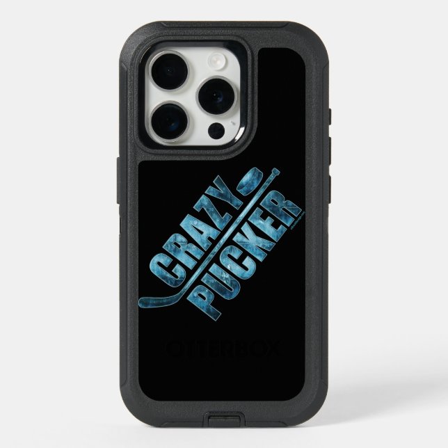 Crazy Pucker (hockey) iPhone 15 Pro Case (Back)