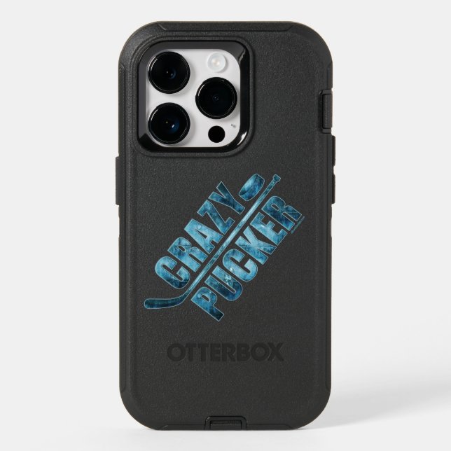 Crazy Pucker (hockey) Otterbox iPhone Case (Back)