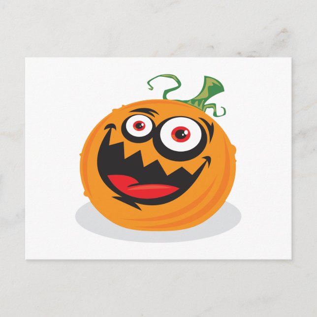 Crazy-Pumpkin Postcard (Front)