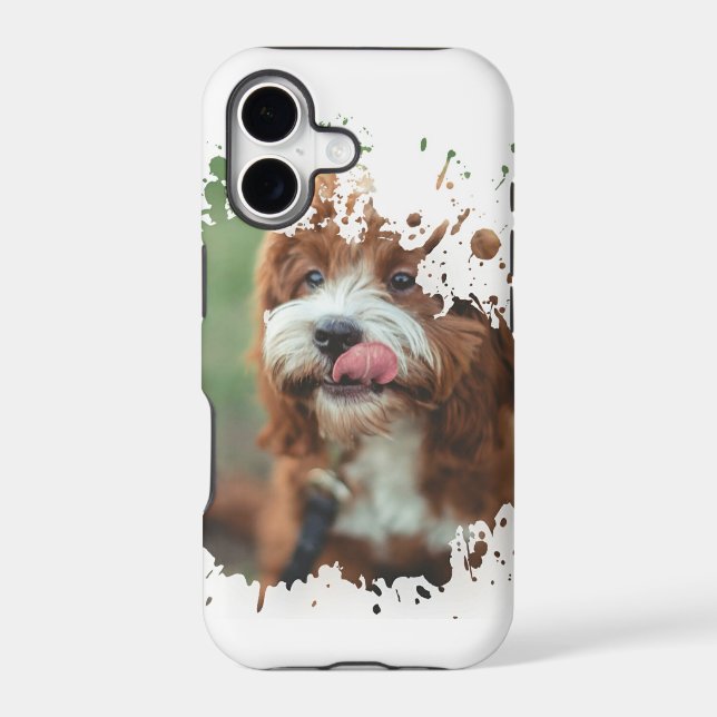Crazy Puppy Iphone Case (Back)