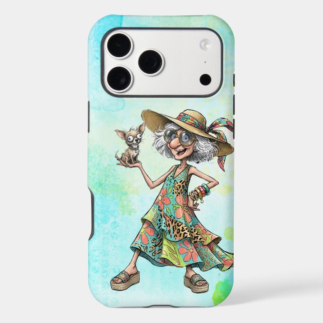 Crazy Puppy  Lady 2 Case-Mate iPhone Case (Back)