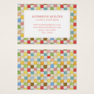 CRAZY QUILT 3.5x2.5 Business Card 