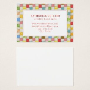 CRAZY QUILT 3.5x2.5 Business Card II