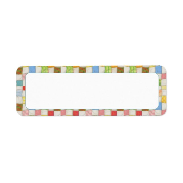 CRAZY QUILT .75"x2.25" Labels (Front)