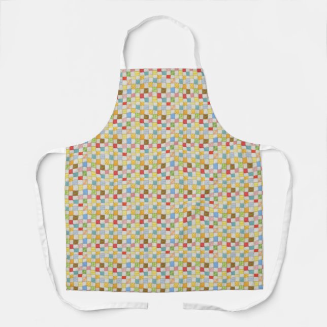 CRAZY QUILT All-Over Print Apron (Front)