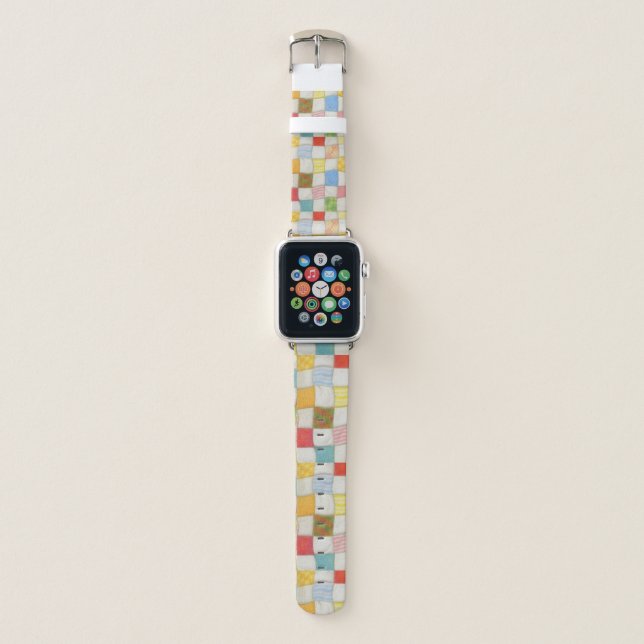 CRAZY QUILT Apple Watch Band (Front)