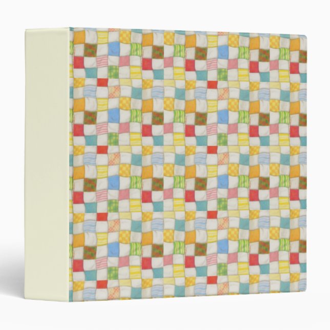 CRAZY QUILT Binder / Cream (Front/Spine)