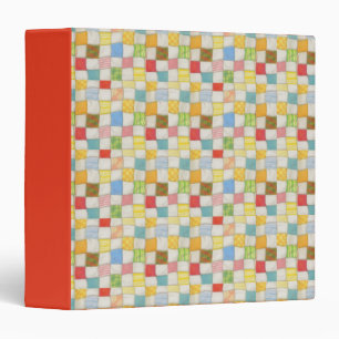 CRAZY QUILT Binder / Red