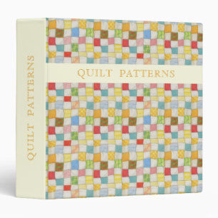 CRAZY QUILT Binder + Text / Cream