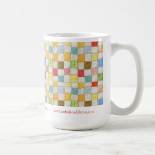 CRAZY QUILT Business ID Tall White Mug