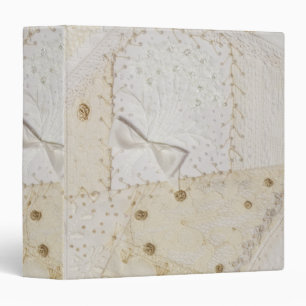 Crazy Quilt Design 3 Ring Binder