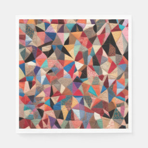 Crazy Quilt Design Napkins