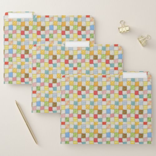 CRAZY QUILT File Folders