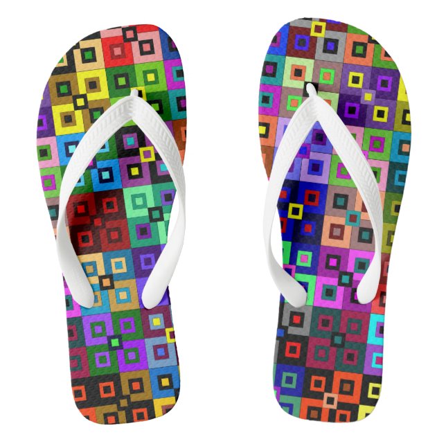 Crazy Quilt Flipflops (Footbed)