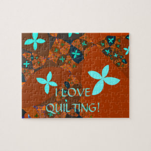 Crazy Quilt Fractal Abstract Jigsaw Puzzle