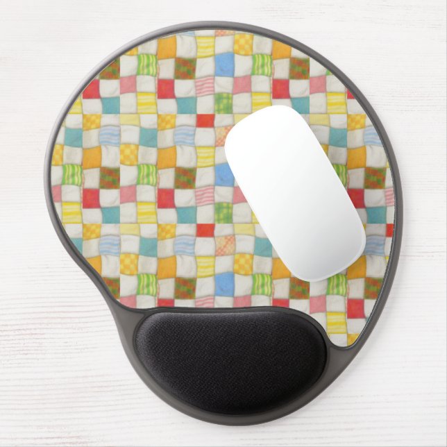 CRAZY QUILT Gel Mousepad (Left Side)
