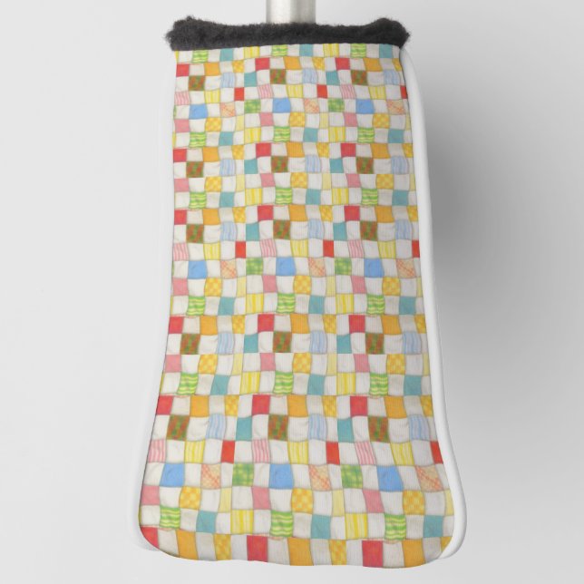 CRAZY QUILT Golf Putter Cover  (Rotate 90)