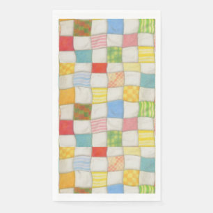 CRAZY QUILT Guest Towel Paper Napkins