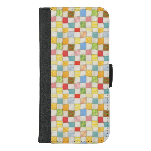 CRAZY QUILT iPhone 8/7 Plus Wallet Case (Front)