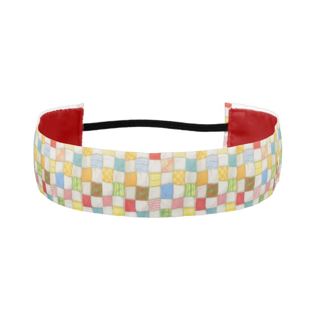 CRAZY QUILT Non-Slip Headband (Front)