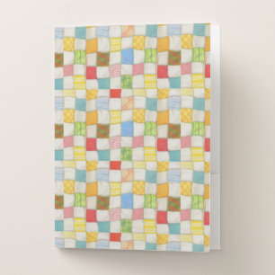 CRAZY QUILT Pocket Folder