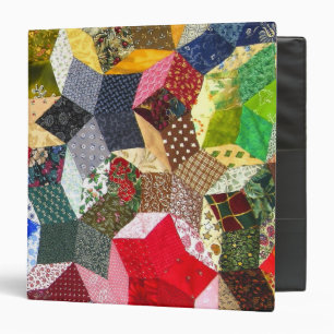 Crazy Quilt Seamstress Craft Binder