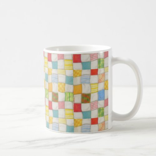 CRAZY QUILT White Mug