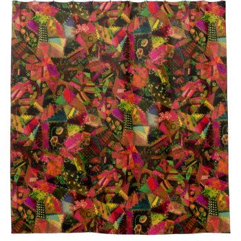 Crazy Quilty Fabulous Fun Shower Curtain by LiquidEyes at Zazzle