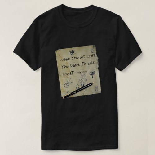 Crazy Quote Grunge Doodles T_Shirt