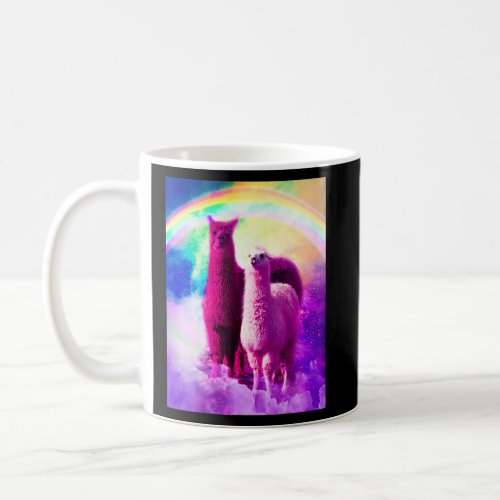 Crazy Rainbow Blade In Space  Coffee Mug