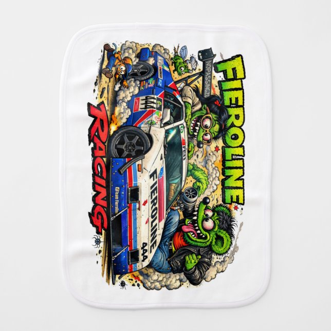 Crazy Rat Burpin Cloth (Front)